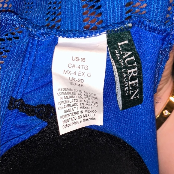 Ralph Lauren One-Piece Mesh Swimsuit - Picture 3 of 3